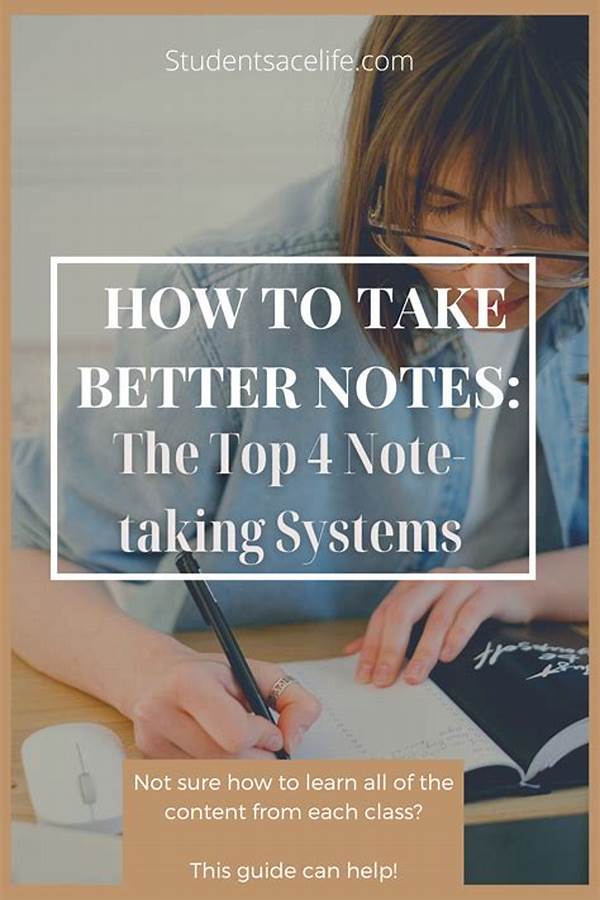 Top Note-taking Systems For Fast Learners