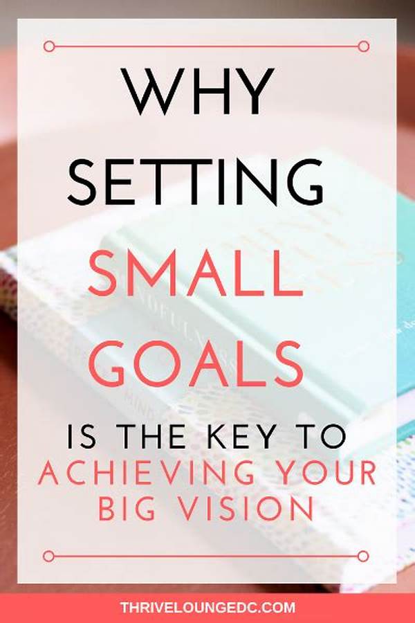 Why Setting Small Goals Improves Learning